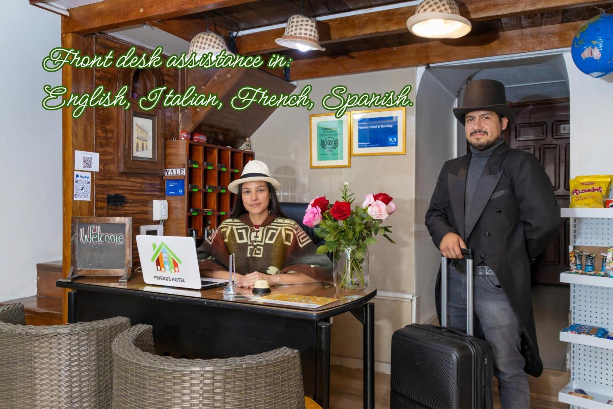 Friends Hotel & Rooftop - Historic Center & Museums كويتو المظهر الخارجي الصورة